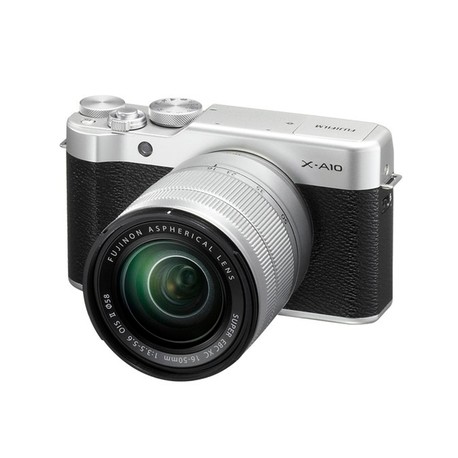 FUJIFILM - X-A10 PLATA CON LENTE XC16-50MM F3.5-5.6 OIS II